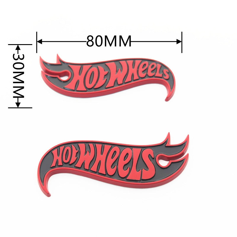 Hot Wheels - Emblem Sticker Badge, Funny Decals for Car, Truck, SUV, Motorcycle - TE003