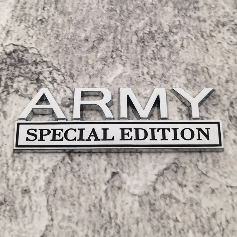 Army Special Edition - Emblem Sticker Badge, Funny Decals for Car, Truck, SUV, Motorcycle - TE019