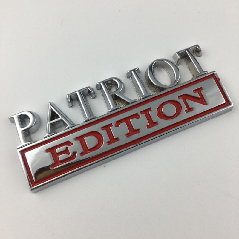 Patriot Edition - Emblem Sticker Badge, Funny Decals for Car, Truck, SUV, Motorcycle - TE038