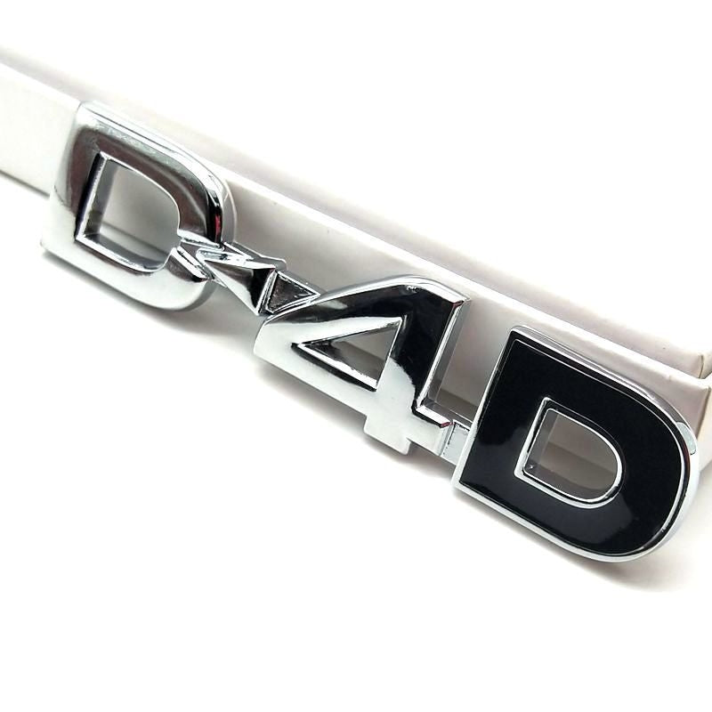 D4D - Emblem Sticker Badge, Funny Decals for Car, Truck, SUV, Motorcycle - TE027