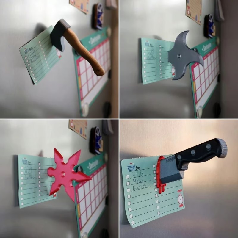 Hilarious Knife Magnetic Fridge Toy