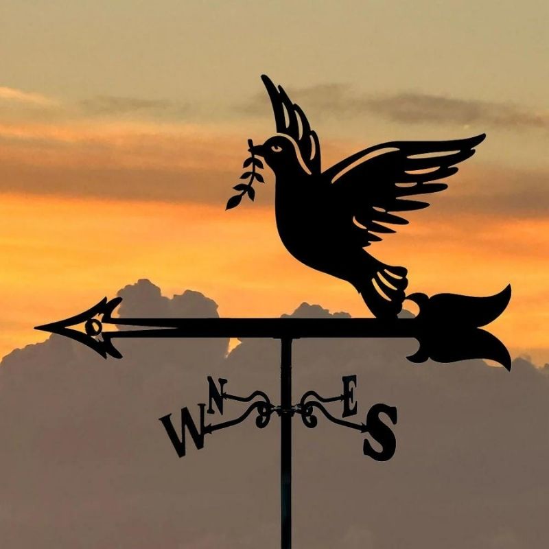 Dove of Peace Stainless Steel Weathervane MW096