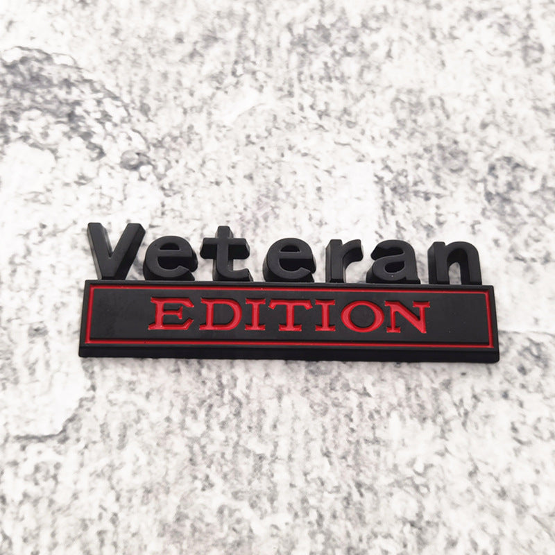 Veteran Edition - Emblem Sticker Badge, Funny Decals for Car, Truck, SUV, Motorcycle - TE008