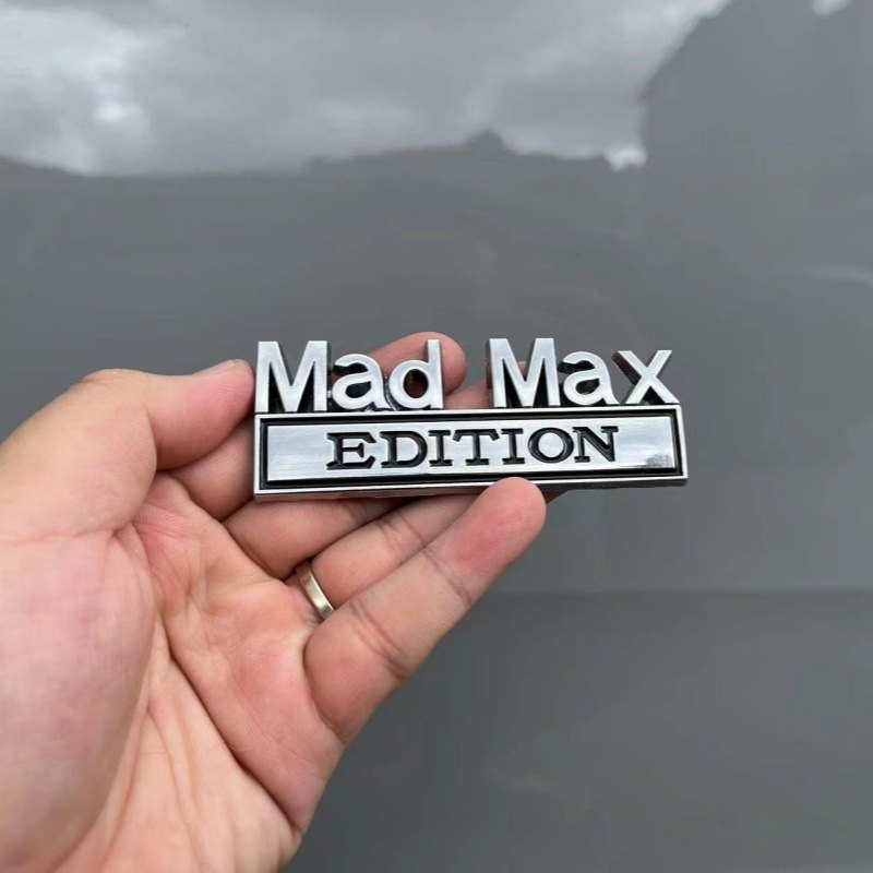 Mad Max Edition - Emblem Sticker Badge, Funny Decals for Car, Truck, SUV, Motorcycle - TE017