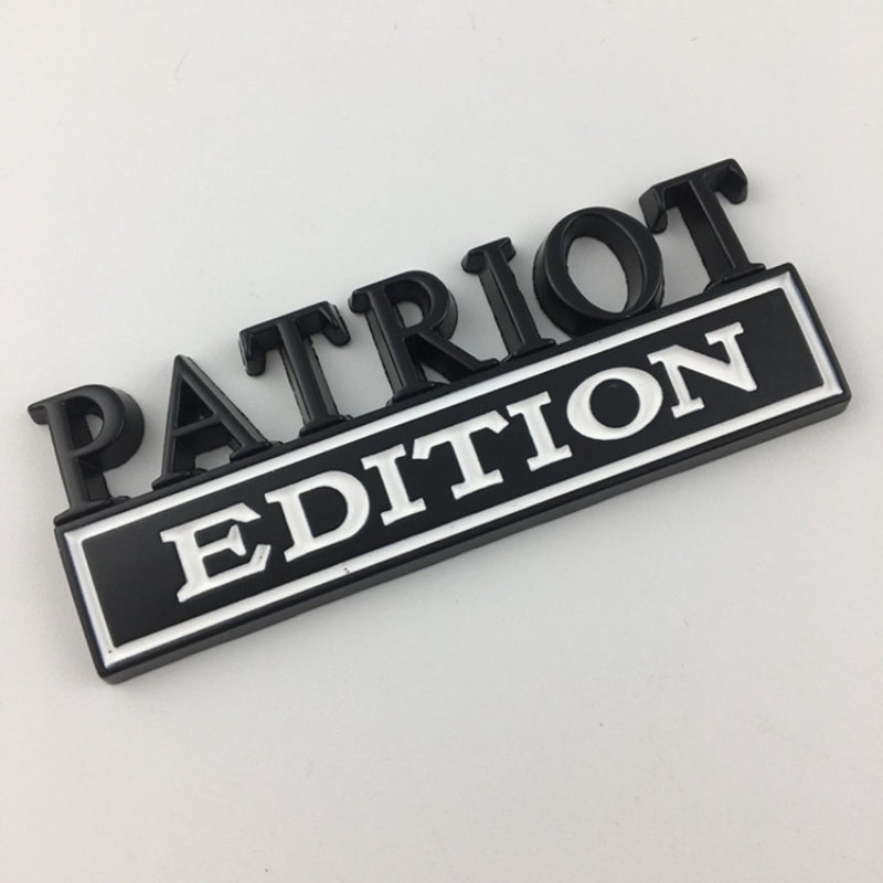 Patriot Edition - Emblem Sticker Badge, Funny Decals for Car, Truck, SUV, Motorcycle - TE038