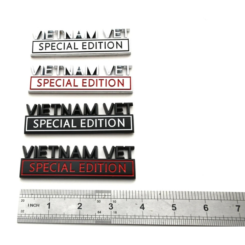 Vietnam Vet - Emblem Sticker Badge, Funny Decals for Car, Truck, SUV, Motorcycle - TE010
