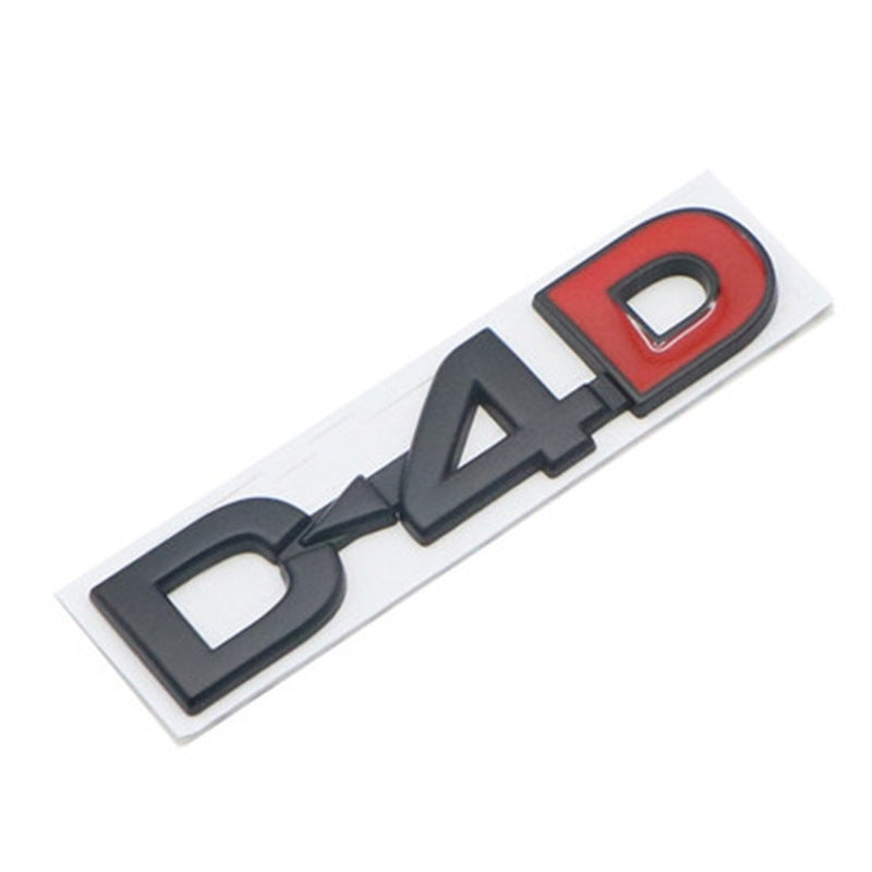 D4D - Emblem Sticker Badge, Funny Decals for Car, Truck, SUV, Motorcycle - TE027