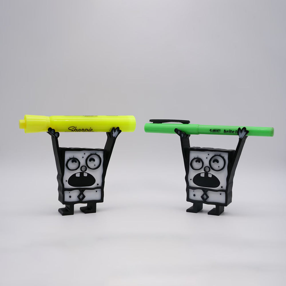 Doodlebob Pencil Holder - 3D Printed Pencil Holder