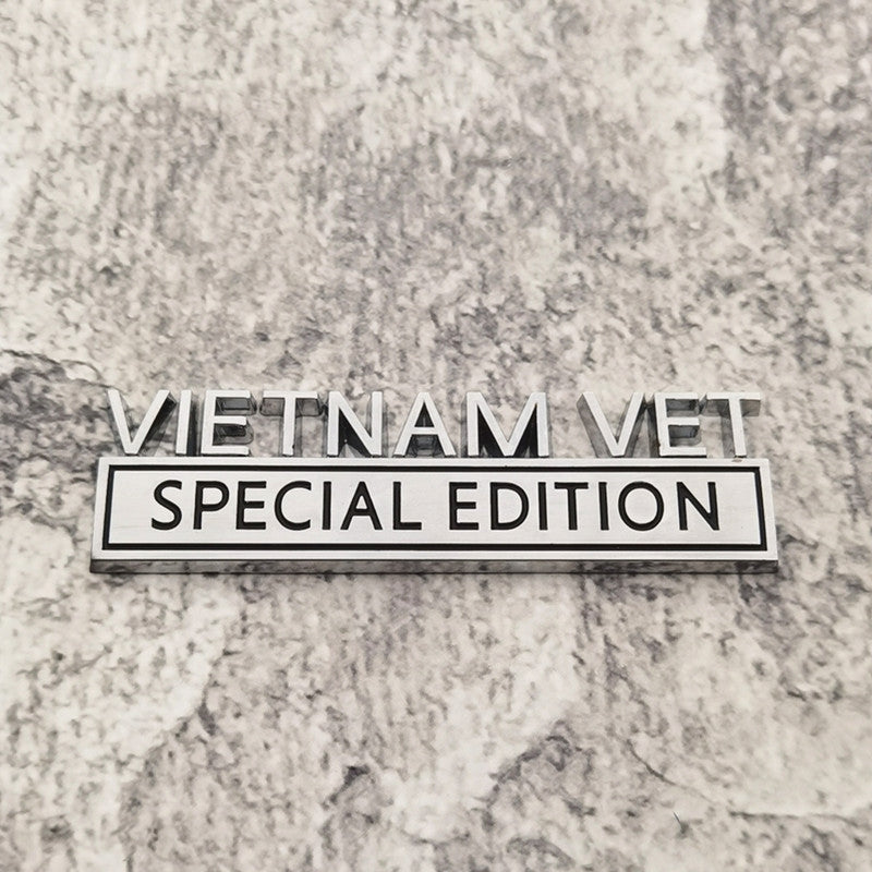 Vietnam Vet - Emblem Sticker Badge, Funny Decals for Car, Truck, SUV, Motorcycle - TE010
