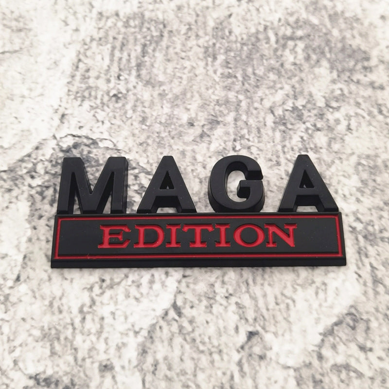 Maga Edition - Emblem Sticker Badge, Funny Decals for Car, Truck, SUV, Motorcycle - TE013