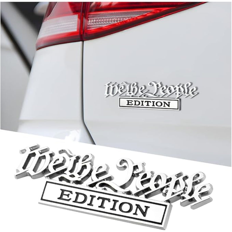 We the People Edition - Emblem Sticker Badge, Funny Decals for Car, Truck, SUV, Motorcycle - TE020