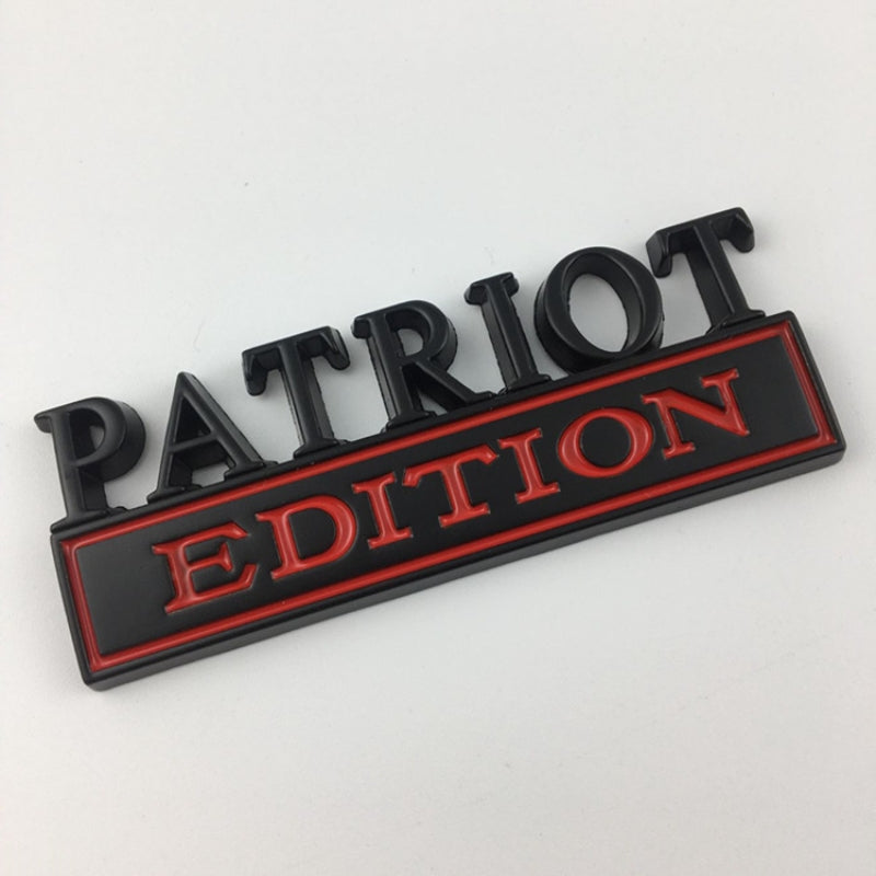 Patriot Edition - Emblem Sticker Badge, Funny Decals for Car, Truck, SUV, Motorcycle - TE038