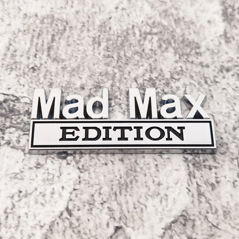 Mad Max Edition - Emblem Sticker Badge, Funny Decals for Car, Truck, SUV, Motorcycle - TE017