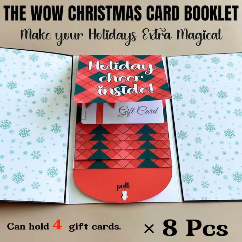 Christmas Gift Card Holder Book – Handmade Holiday Surprise, Festive Design & Heartfelt Gifting Magic