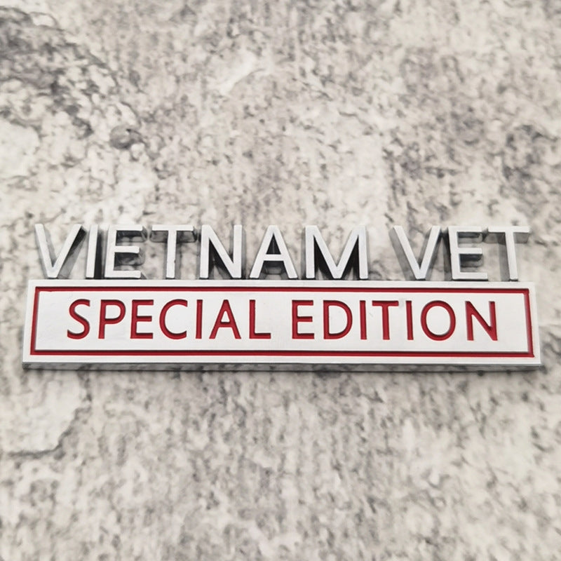 Vietnam Vet - Emblem Sticker Badge, Funny Decals for Car, Truck, SUV, Motorcycle - TE010
