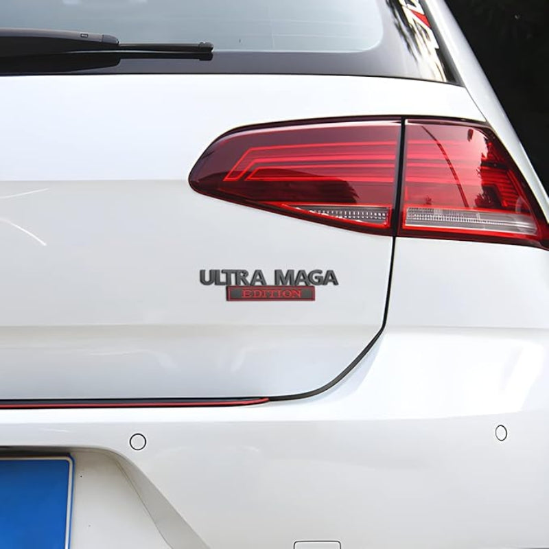 Ultra Maga Edition - Emblem Sticker Badge, Funny Decals for Car, Truck, SUV, Motorcycle - TE025