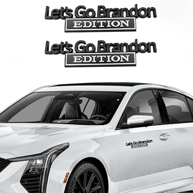 Lets Go Brandon Edition - Emblem Sticker Badge, Funny Decals for Car, Truck, SUV, Motorcycle - TE040