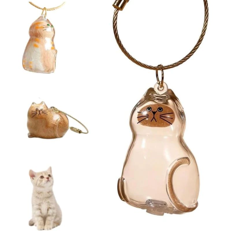 Cat Memorial Keychain Set - 6 Pcs