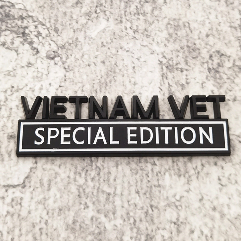 Vietnam Vet - Emblem Sticker Badge, Funny Decals for Car, Truck, SUV, Motorcycle - TE010