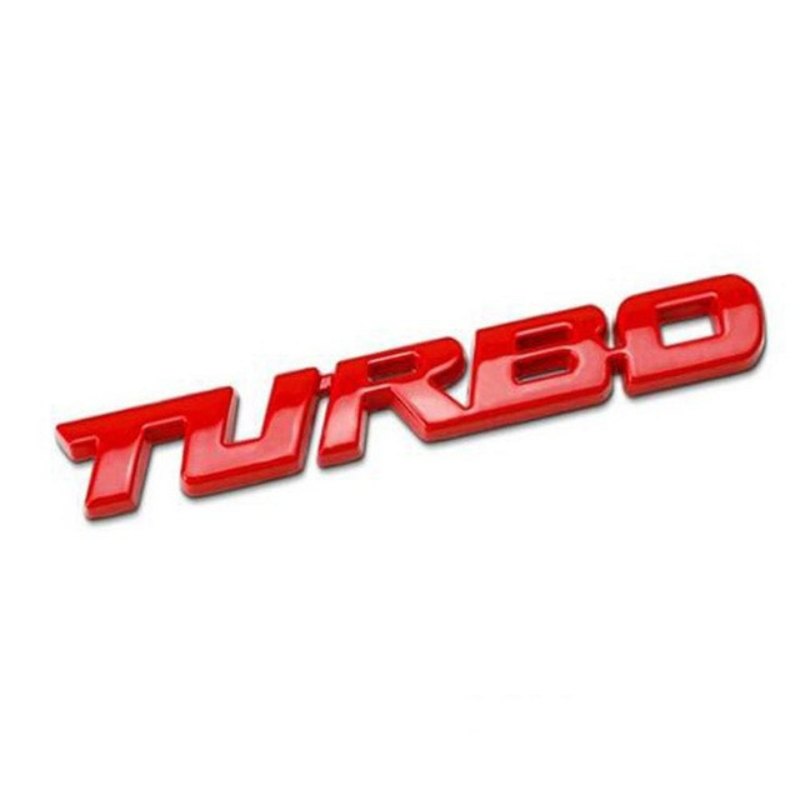 Turbo - Emblem Sticker Badge, Funny Decals for Car, Truck, SUV, Motorcycle - TE002