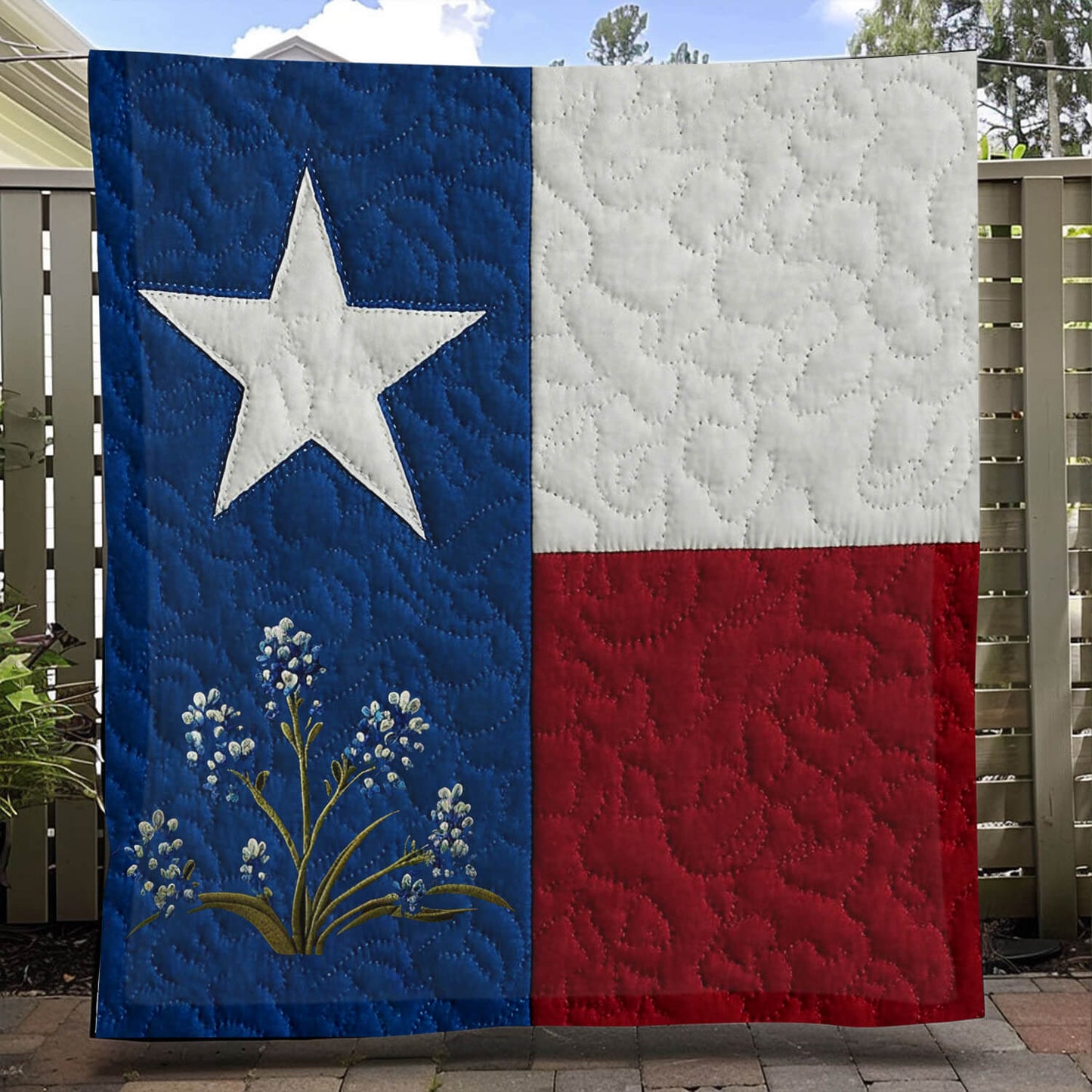 Texas Bluebonnet Blanket - C028 - Premium Blanket