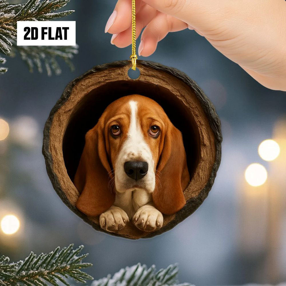 Basset Hound - Animal Christmas Ornament CH111