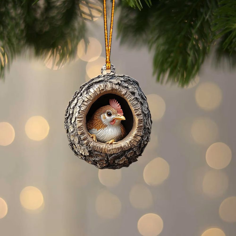 Chicken - Animal Christmas Ornament CH140