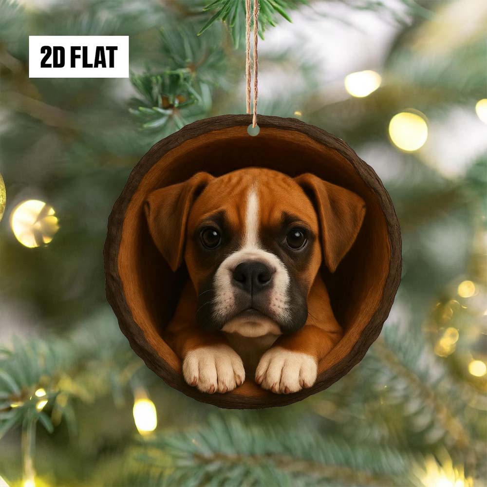 Boxer Dog - Animal Christmas Ornament CH158