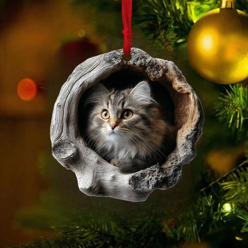 American Bobtail Cat - Animal Christmas Ornament CH234