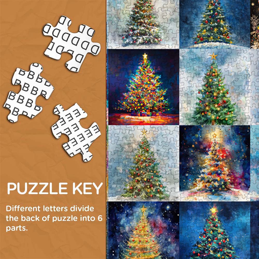 Christmas Tree Countdown Puzzle – 1000 Pieces