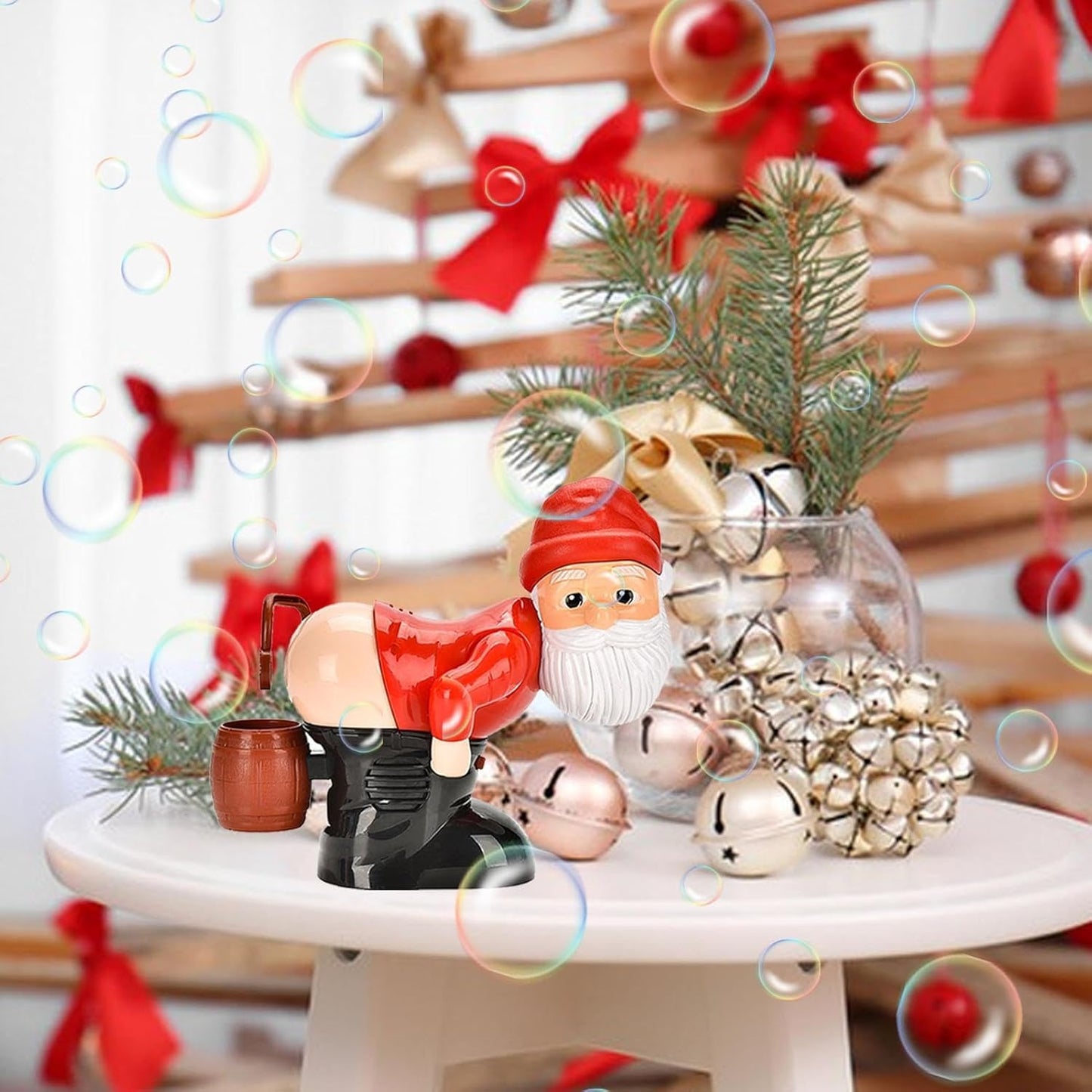 Funny Santa Claus Bubble Modeling of The Fart Fart π
π¨