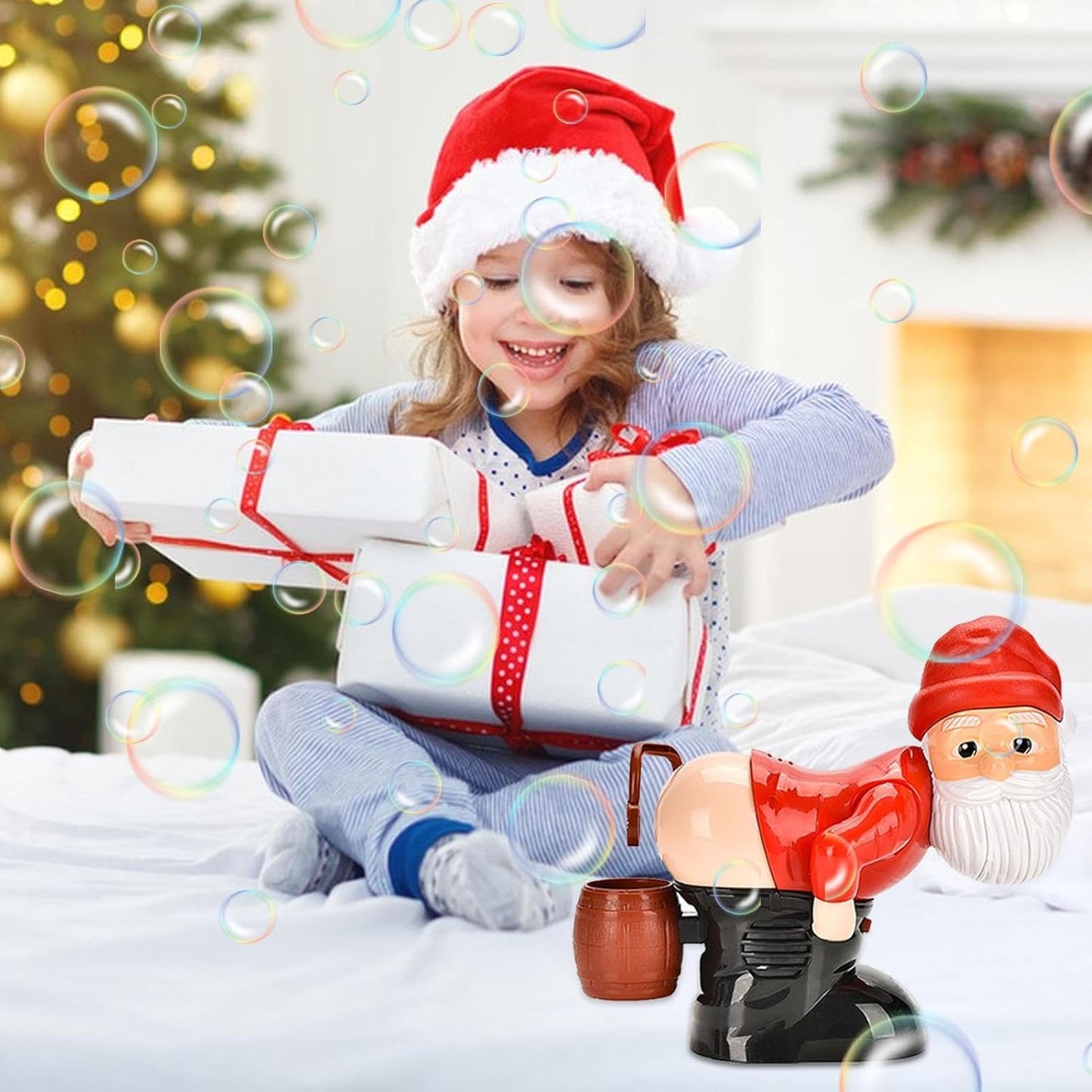Funny Santa Claus Bubble Modeling of The Fart Fart π
π¨