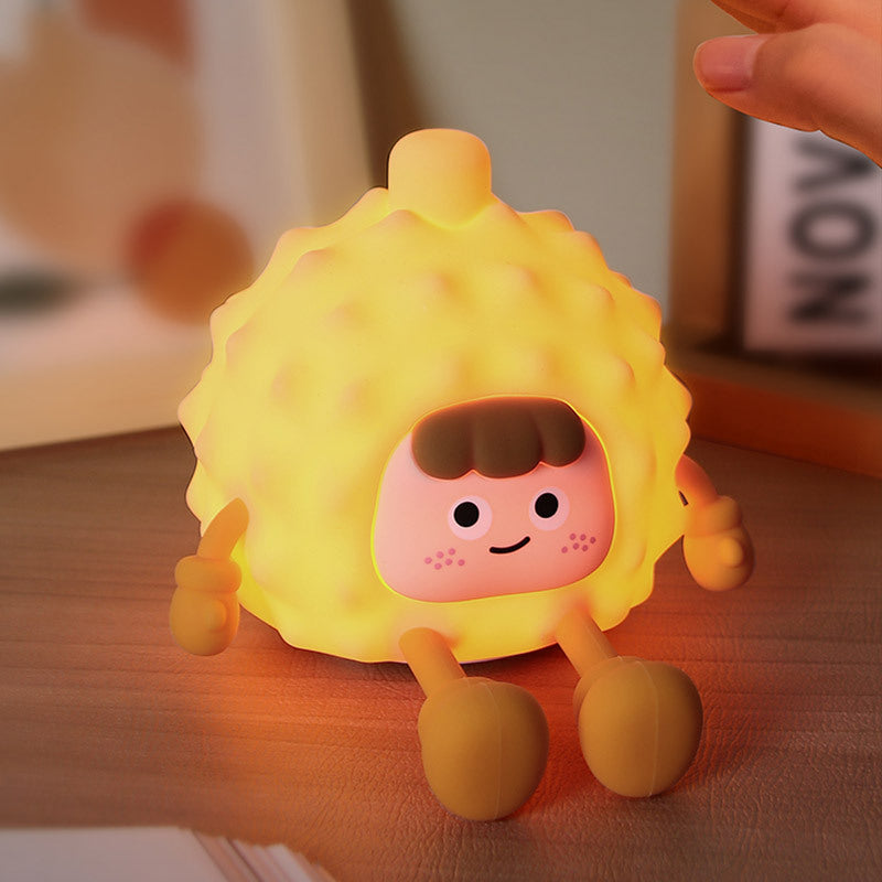 Animal Silicone Soft Night Lights with Touch Sensor - Durian