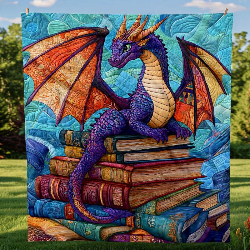 Mythical Wisdom Dragon Blanket - H208 - Premium Blanket