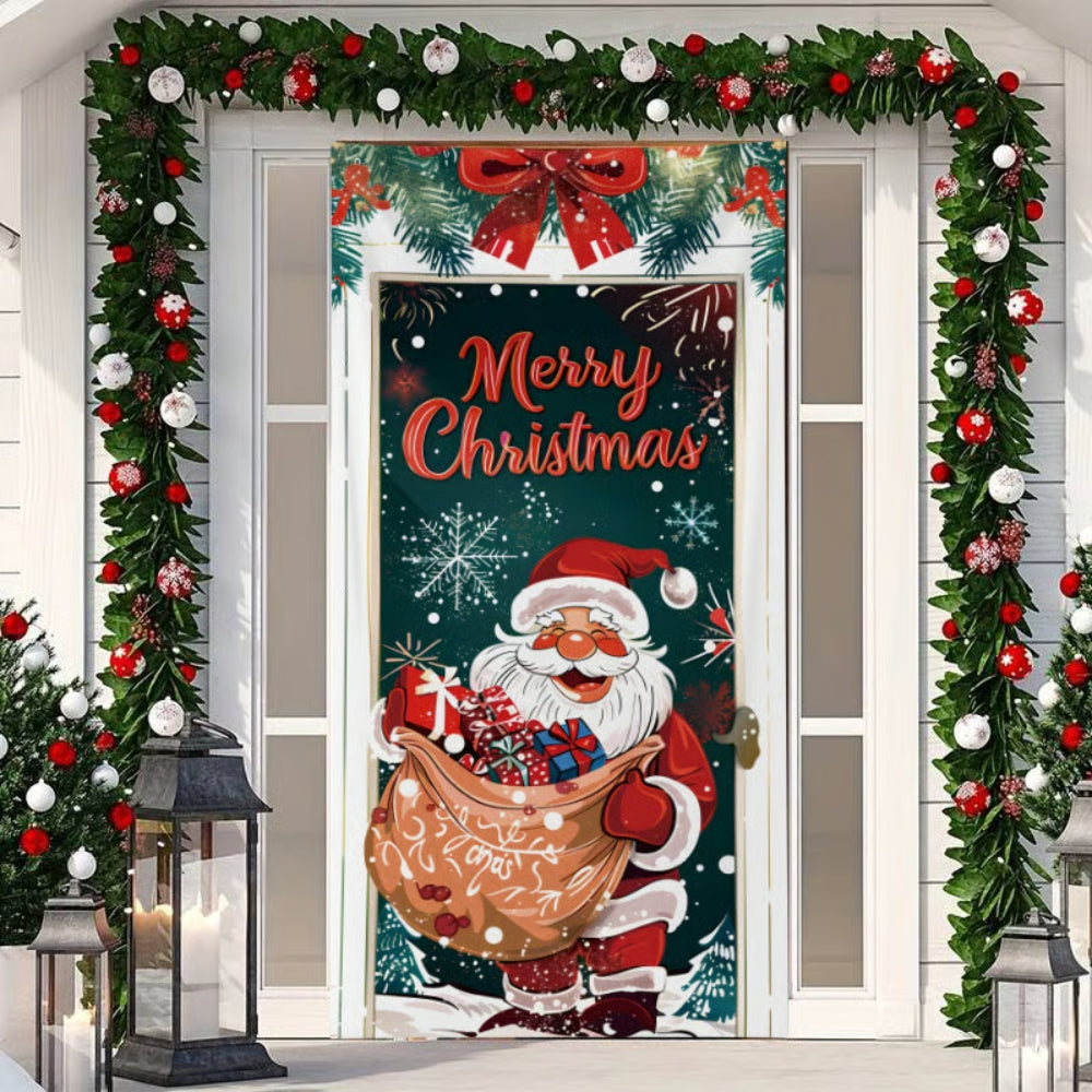 Christmas Front Door Decoration - Santa - H519