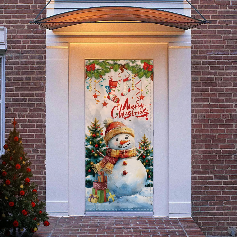 Christmas Front Door Decoration - Snowman - H524