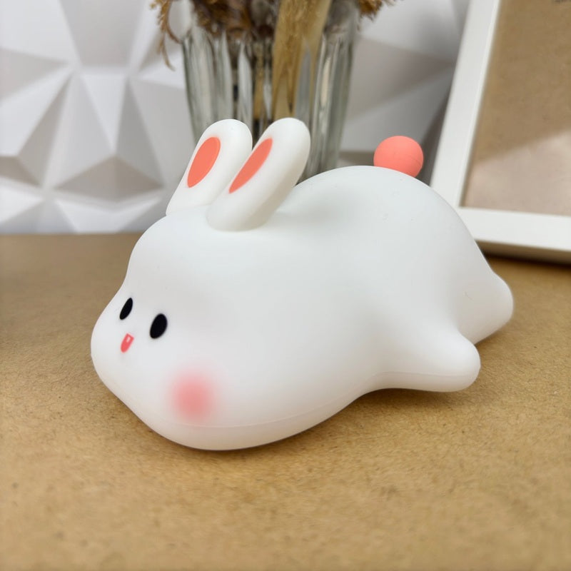 Animal Silicone Soft Night Lights with Touch Sensor - Bunny