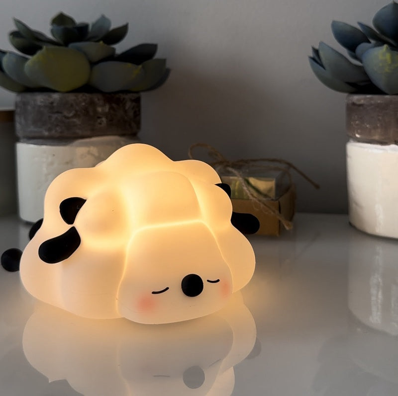 Animal Silicone Soft Night Lights with Touch Sensor - Sheep