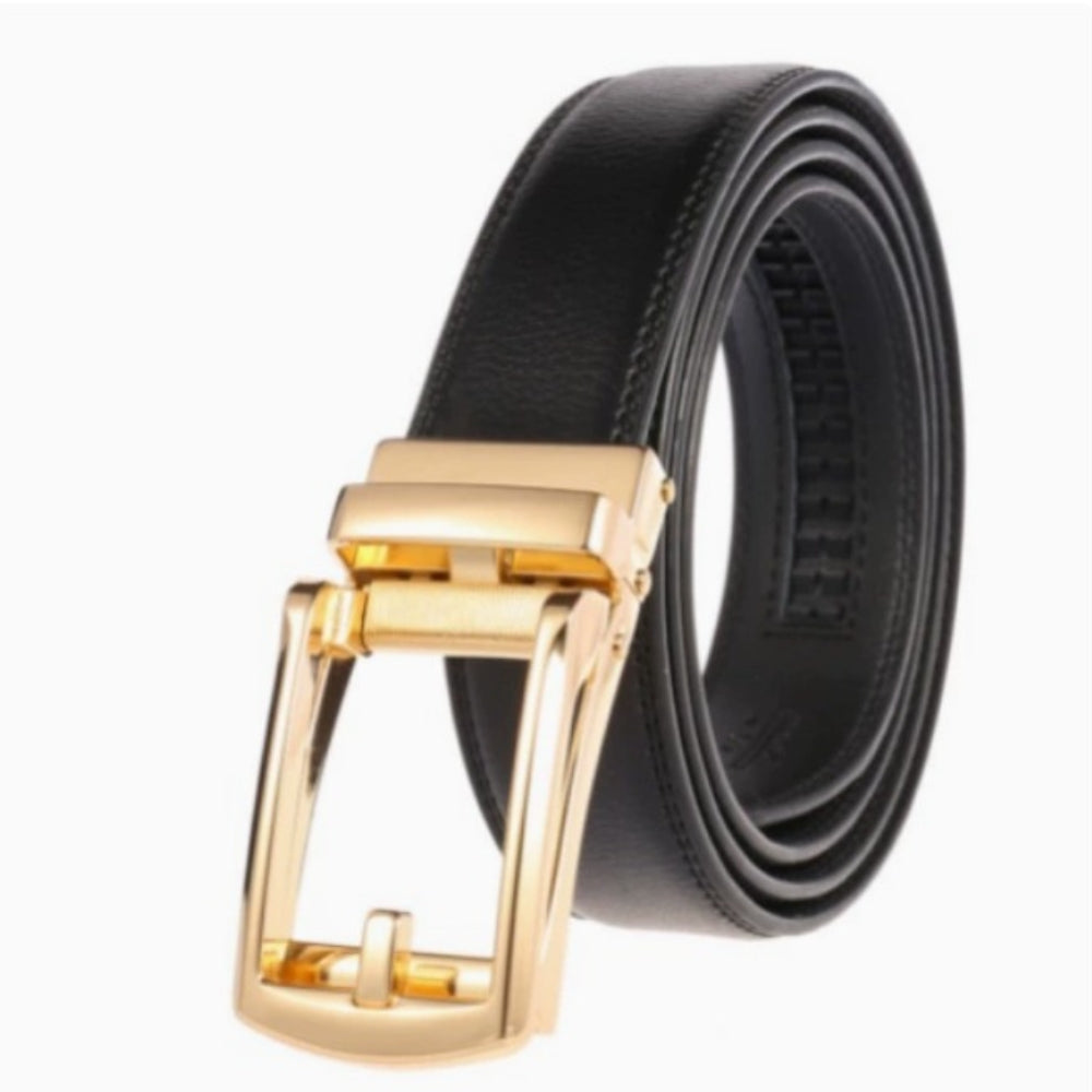Leather Ratchet Belt With Adjustable Buckle - LR010