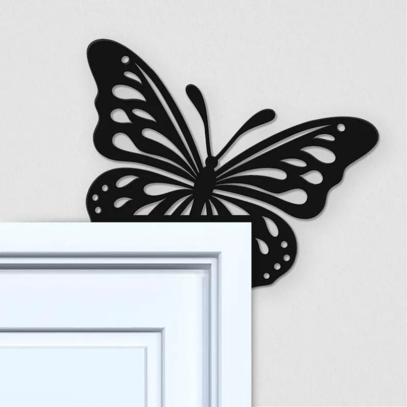Monarch Butterfly Metal Door Topper DT095