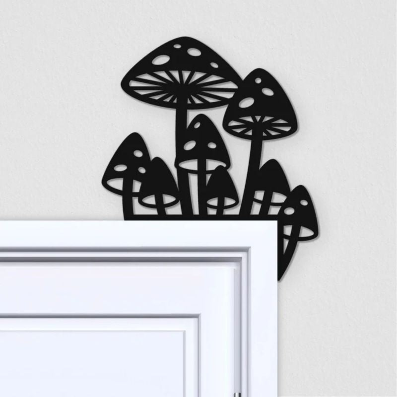 Mushroom Metal Door Topper DT089