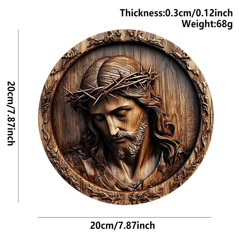 Classic Style The Holy Family Lamb 2D Christmas Nativity Hanging Ornaments