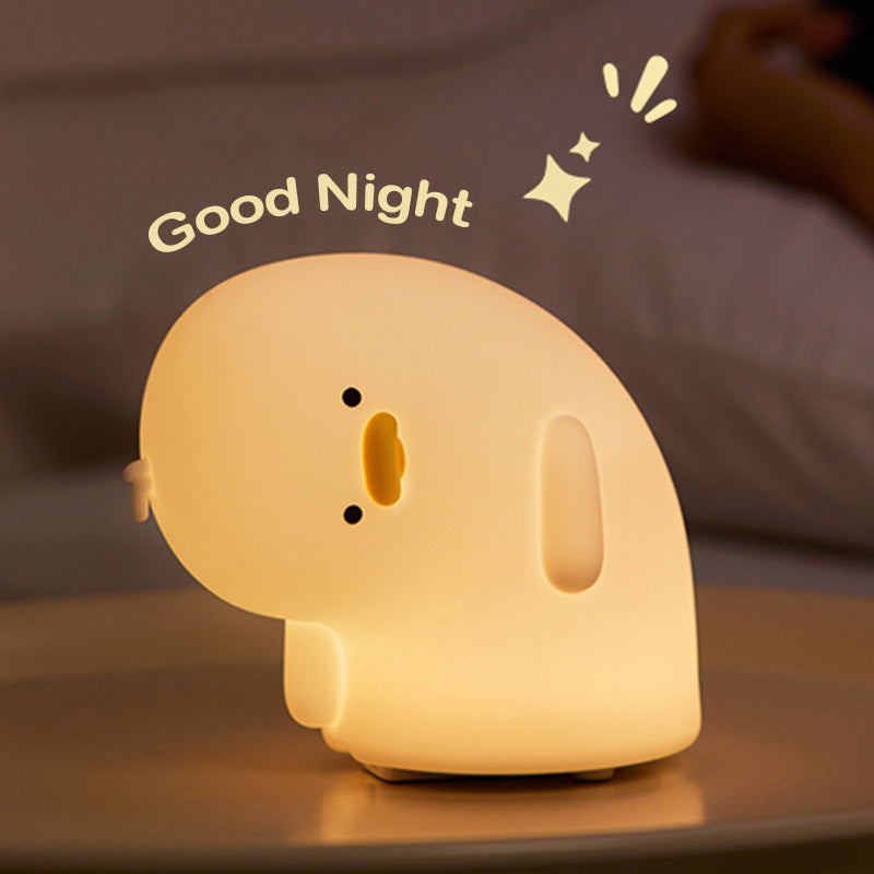 Animal Silicone Soft Night Lights with Touch Sensor - Crooked Duck