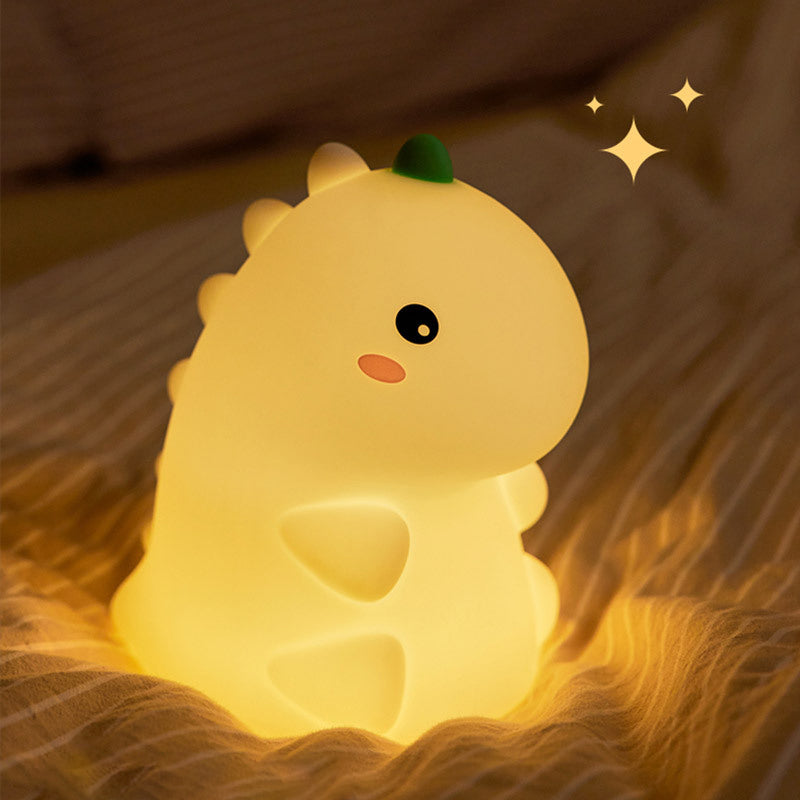 Animal Silicone Soft Night Lights with Touch Sensor - Dinosaur