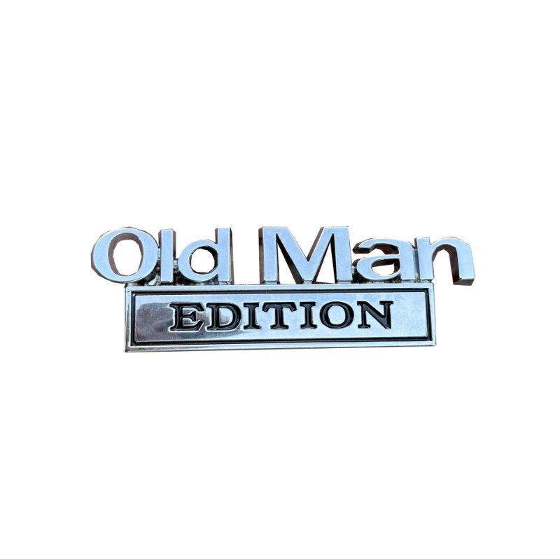 Old Man Edition - Emblem Sticker Badge, Funny Decals for Car, Truck, SUV, Motorcycle - TE001