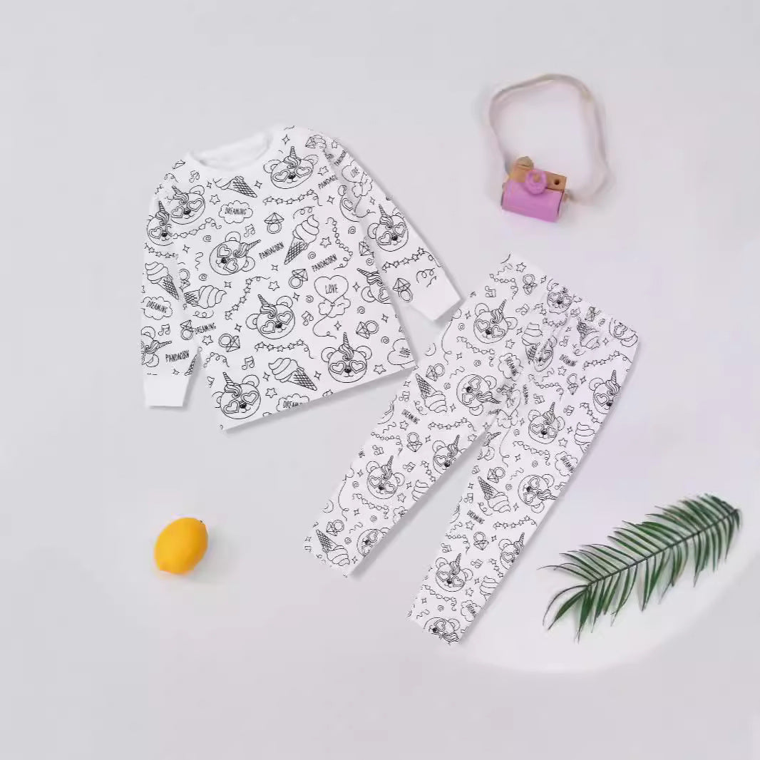 DIY Paintable Pajama Set for Children