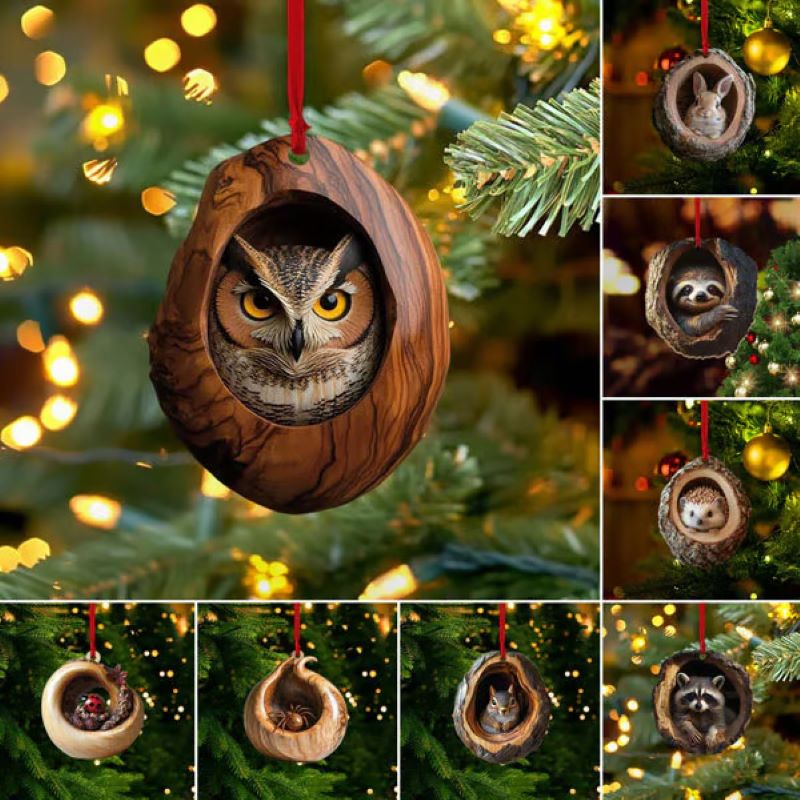 Animal Christmas Ornament