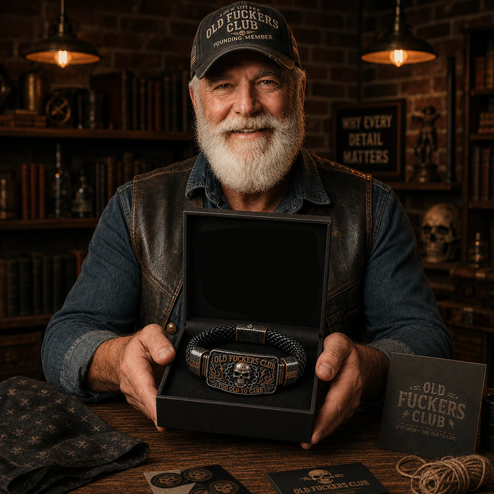 Old Fuckers Club & Wild Freedom - Limited Edition Vintage Bracelet