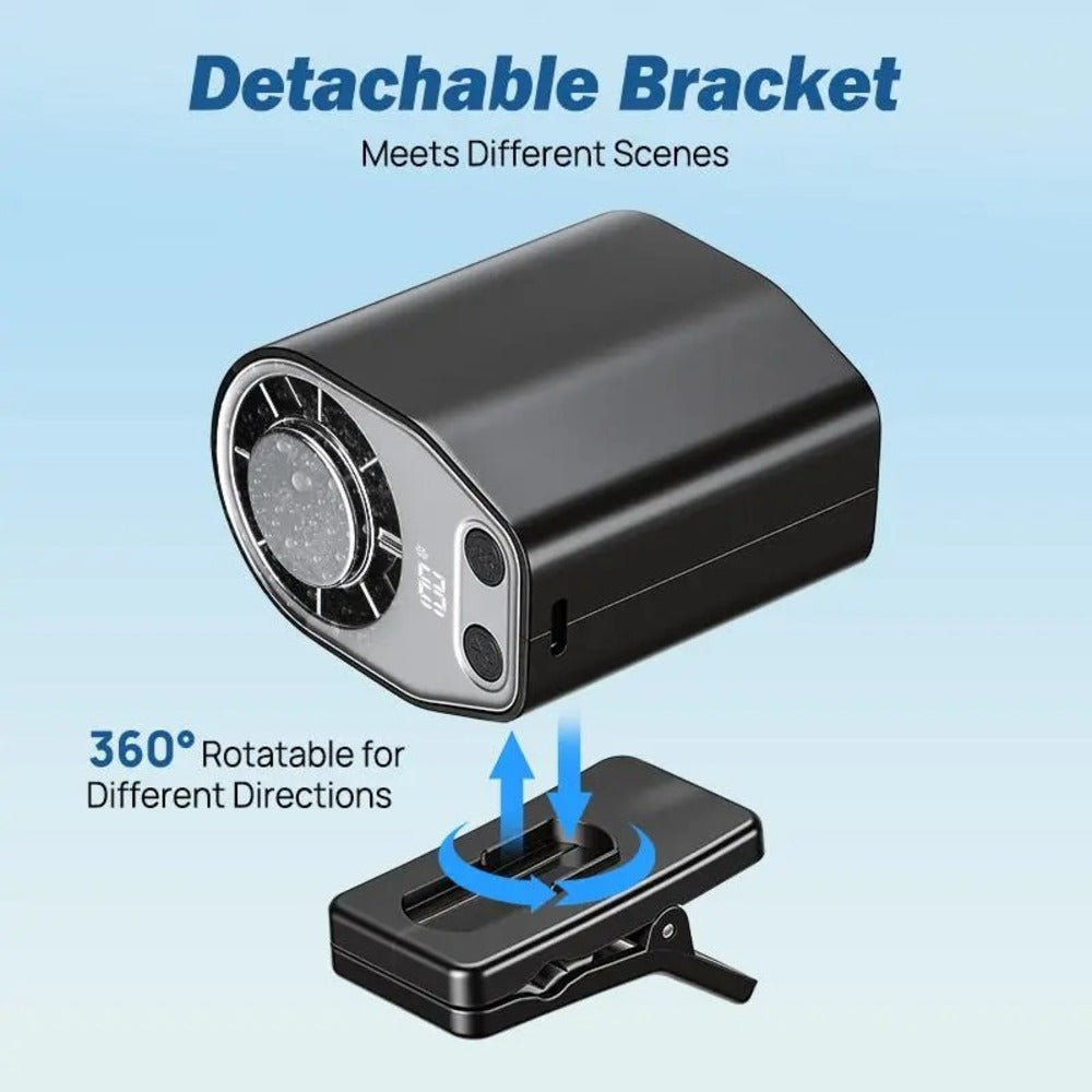 Portable Cooling Clip-On Fan - Rechargeable Clip Fan