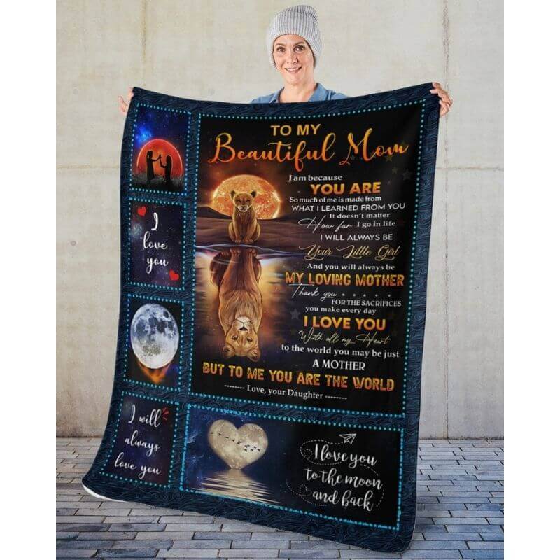 To My Mom - From Daughter - A369 - Premium Blanket